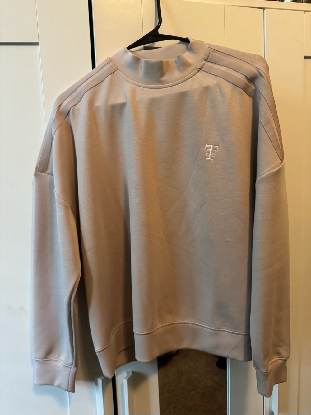 adidas Neutral Light Beige Crewneck Sweatshirt